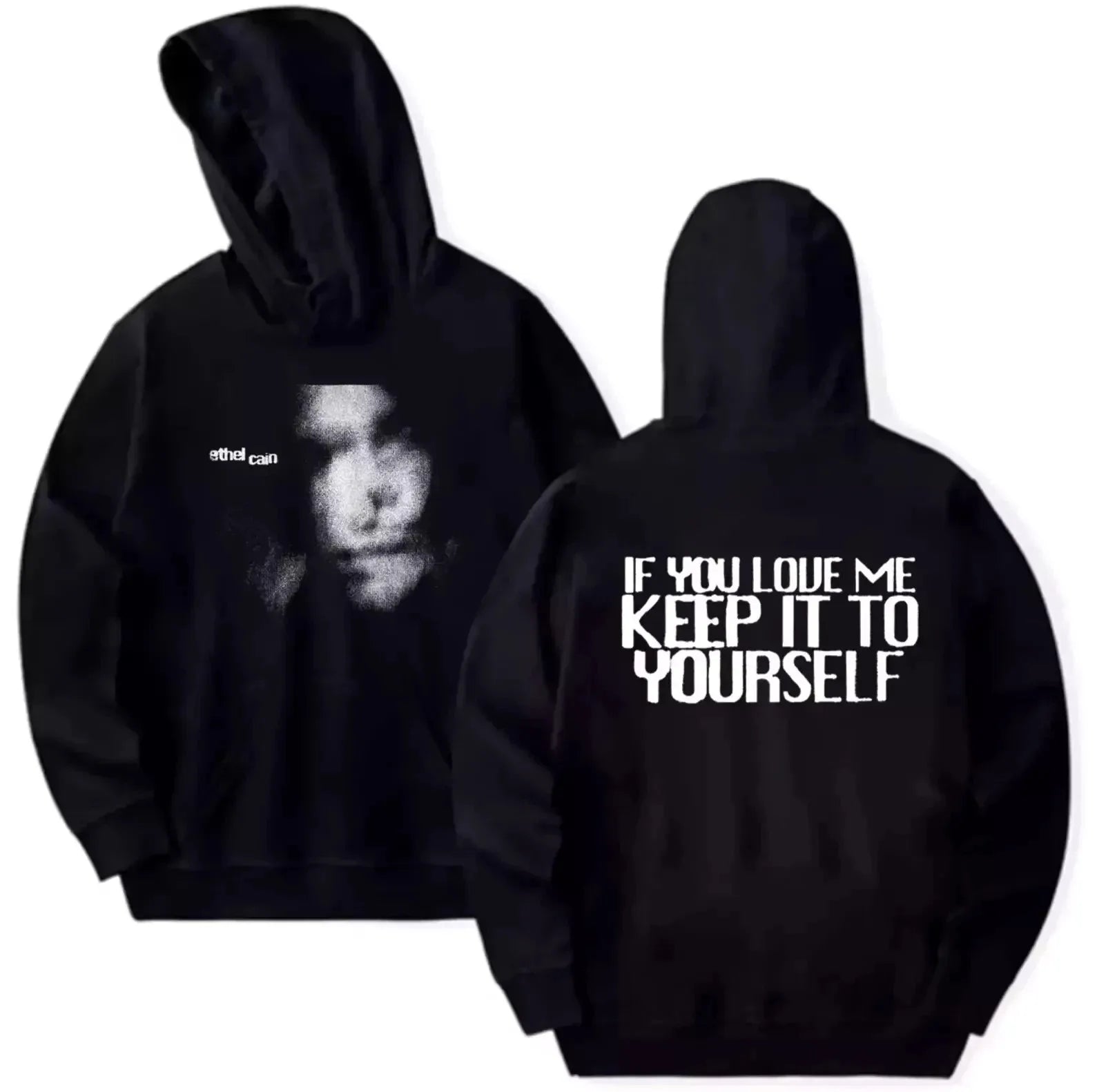 Ethel Cain Tour Merchandise, Fan Gifts, Unisex Black Hoodie, Best Gift for Men's Daily Hoodie, Movie Enthusiast Exclusive Hoodie