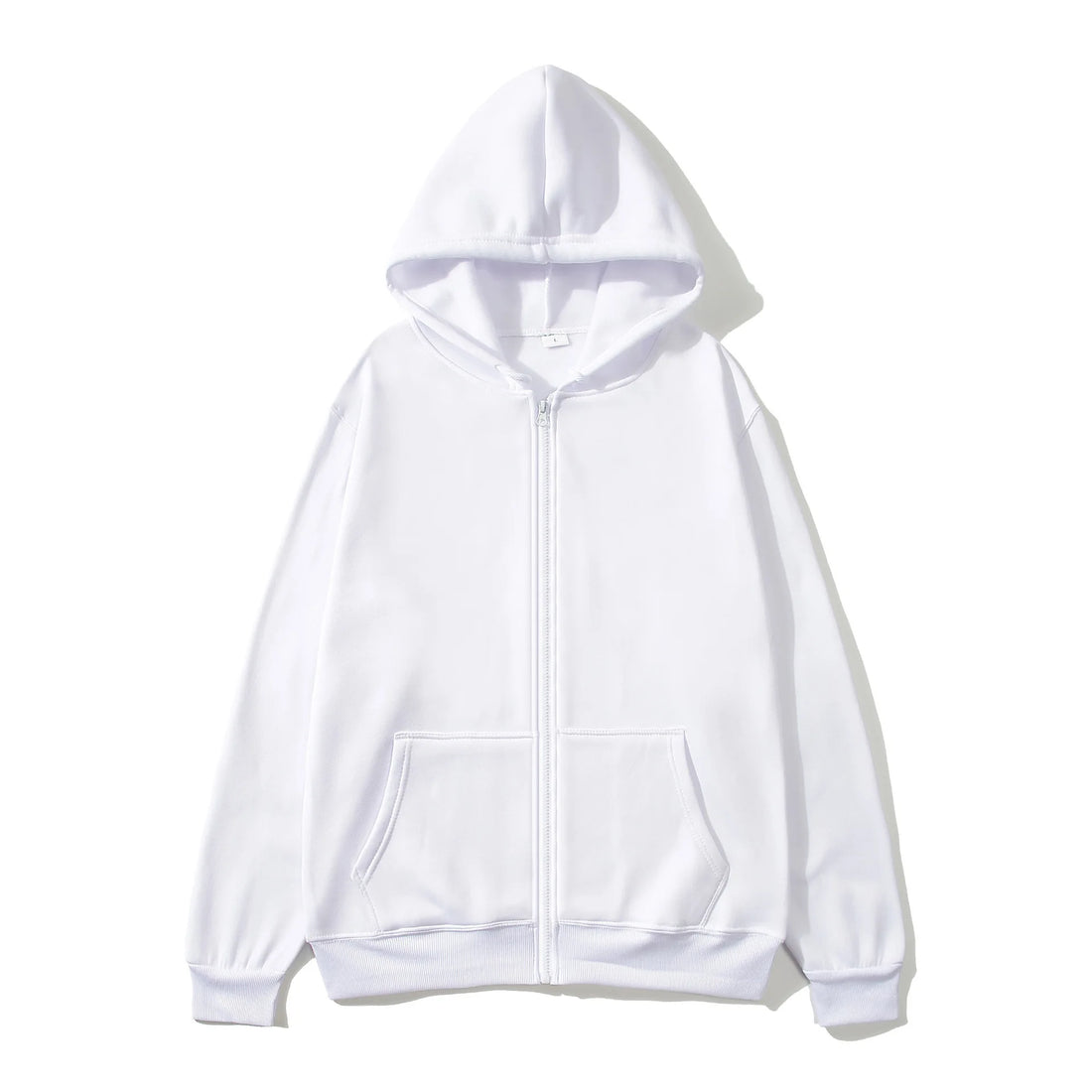New Autumn/Winter  Men’s Gray Jacket with Hood Long Sleeve Big Pocket Zipper Jacket Coat Woman Loose Casual Outerwear Coat Tops - ATFH