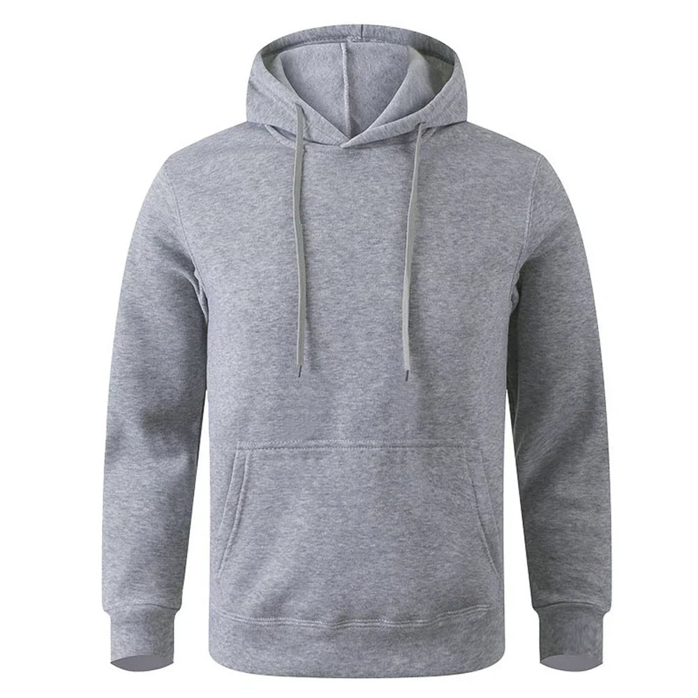 2025 Men's Casual Hoodies Women's Fleece Warm Hoodies Spring Autumn Pullovers Fashion Black Multiple Colour Oversized Sweatshirt - ATFH