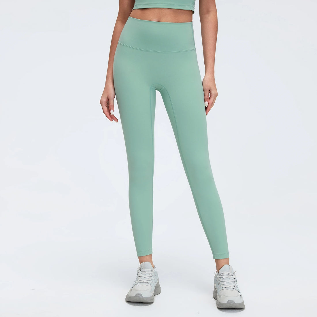 2025 New High Waist Naked Feeling Yoga Pants Women Push Up Sports Leggings Fitness Running Seamless Leggings Gym Girl Leggings - ATFH