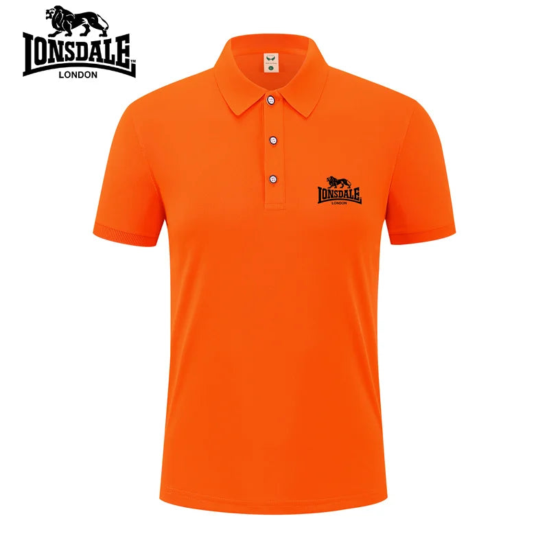 Men's Golf Polo Shirt 2026 New Summer Casual Breathable Short Sleeve Collar Business Shirt Golf Men's Top