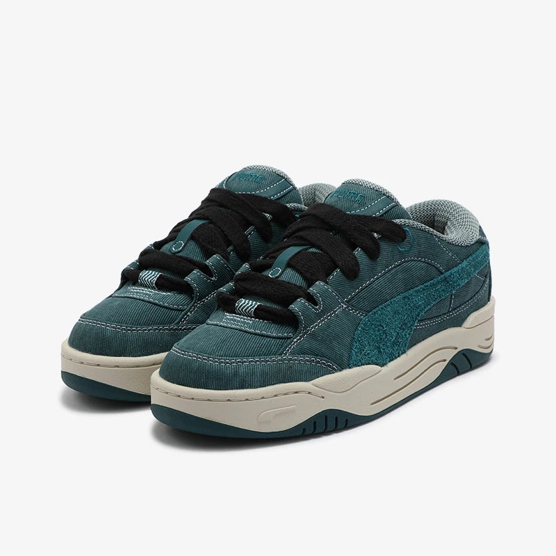 Puma Authentic Autumn and Winter Men and Women's Wear-resistant Wide Shoelace Retro Casual Skate Shoes 398191-02