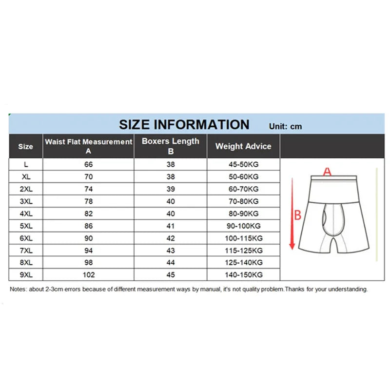 High Waist Cotton Boxers Men Abdominal 150KG Sports Bodyshape Panties Plus Size 9XL 8XL Underpants Warm Belly Protection Shorts