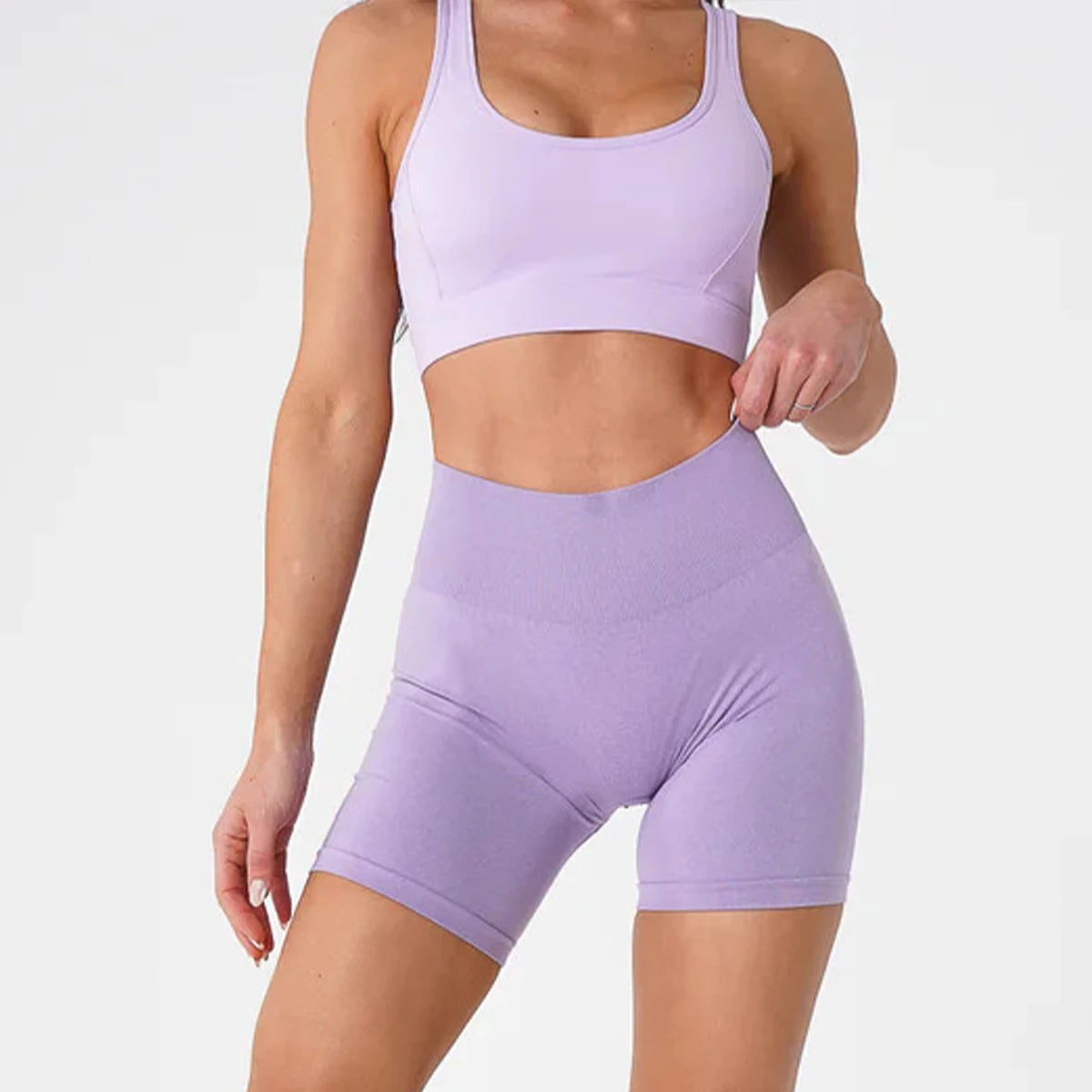 Pro Spandex Shorts Woman Fitness Elastic nv navigation Sports Running Yoga pants  tight pants cycling shark pants Tahsi Fashion House