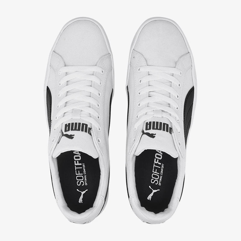 Puma genuine Smash Vulc Men's and Women's Lightweight Low-top Casual Shoes 374754-01