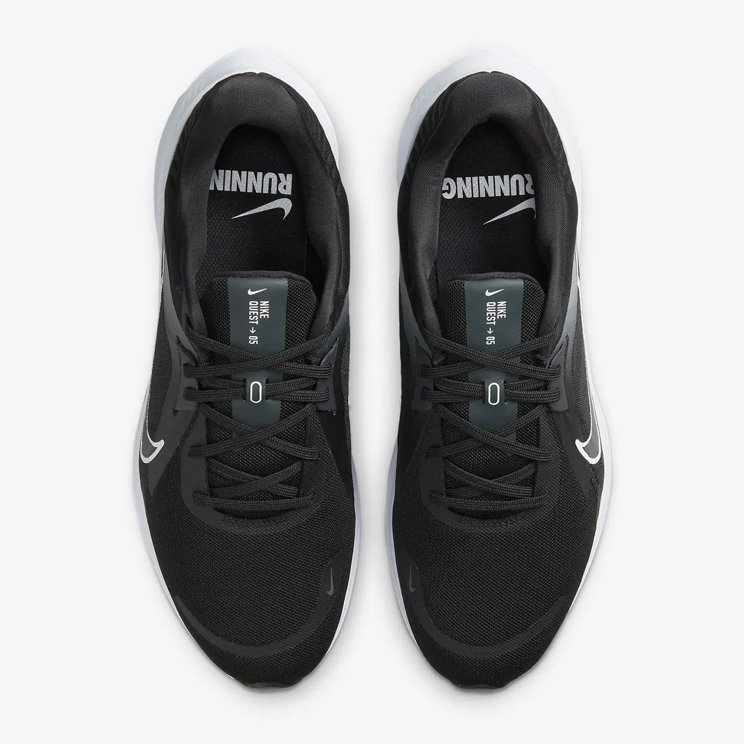 Nike official genuine QUEST 5 men's sports and leisure durable and shock-absorbing running shoes DD0204-001 ATFH