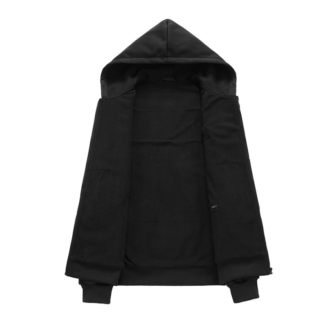 Men'S Hooded Sweatshirt Hot Sweater 17 Heating Warm Cardigan Jacket Overcoat Full Zipper Autumn Winter Casual Hoodies Tops - ATFH