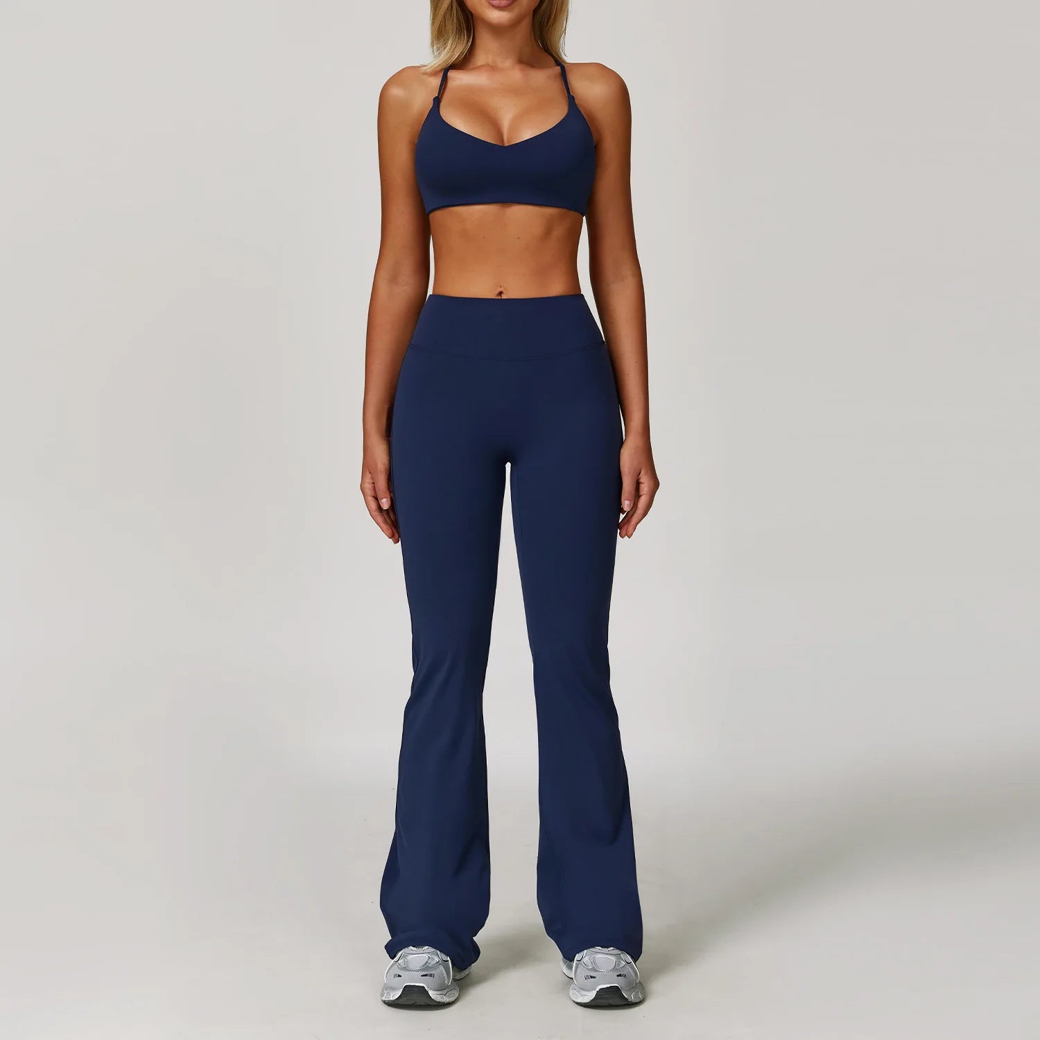 2/3PCS Yoga Suit Sports Set Gym Set Women Tracksuit Running Workout Clothes Long Sleeve Sports Bra Athletic Wear Yoga Clothing - ATFH
