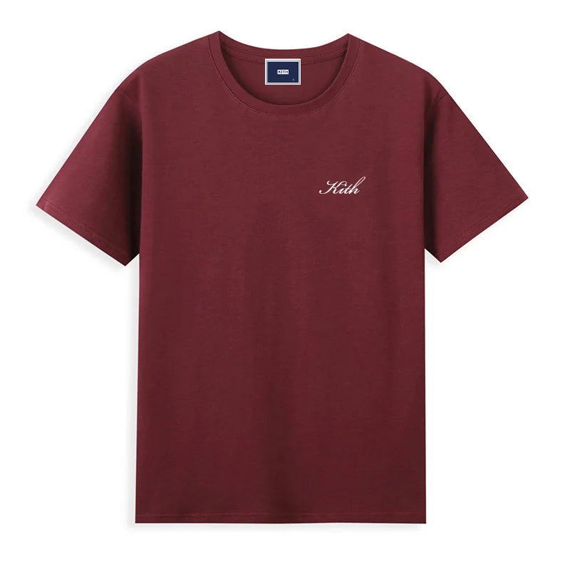 Hot Sales Cotton High-quality Embroidery Logo T-shirt Men/Women Summer Loose Short Sleeve Tops Fashion Round Neck Classic Tees ATFH