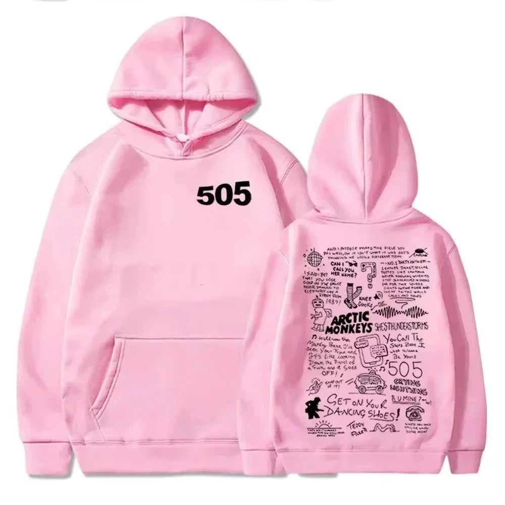 Arctic Monkeys 505 Hoodie Unisex Music Merch Band Merchandise Gift for Fans Streetwear ZYWY0016