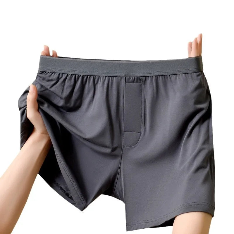 1/2Pcs Modal Mens Aro Pants Seamless Loose Solid Color Breathable Panties Elastic Underwear Boxer Shorts Homewear Underpants