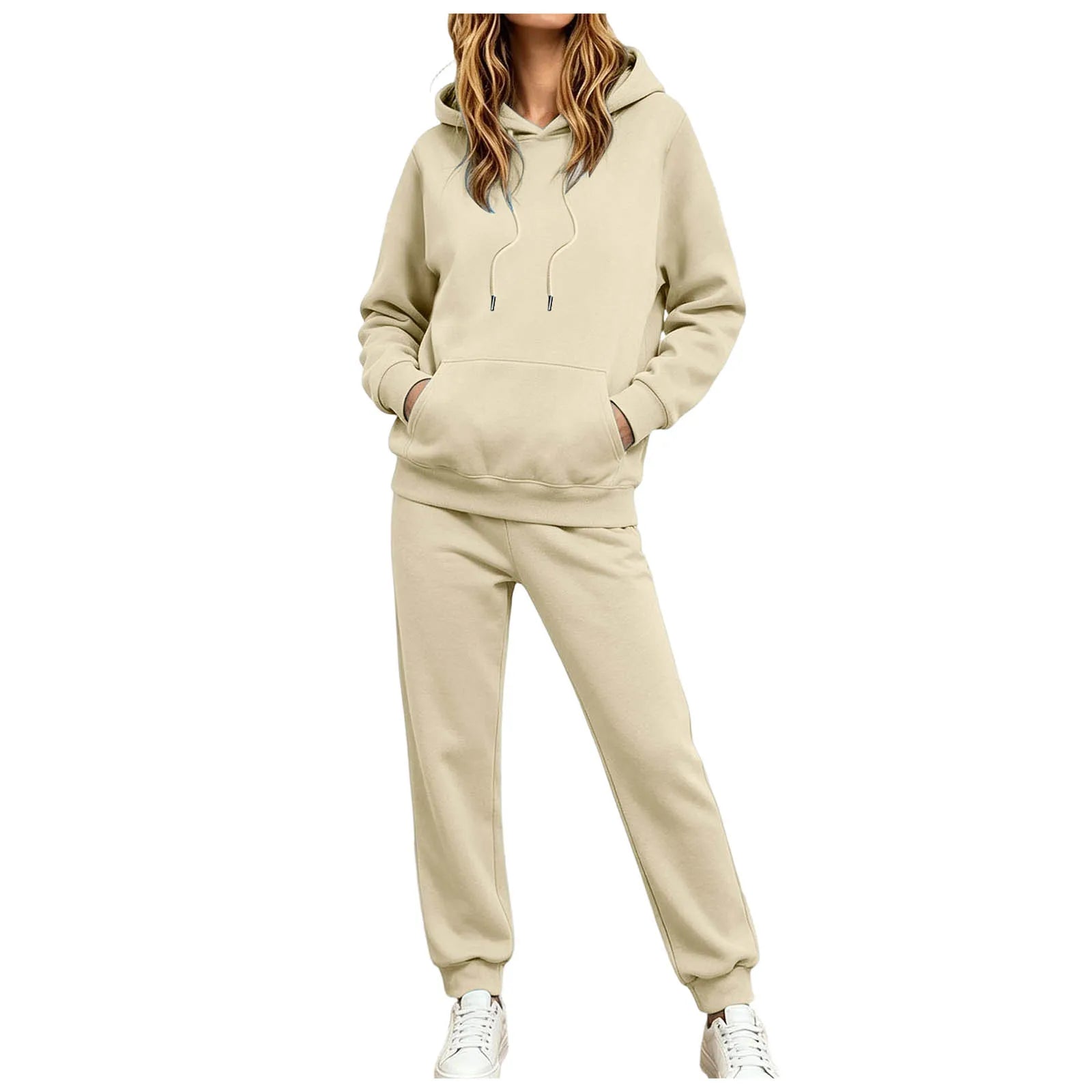 Women Jogging Bottoms Hoodie Tracksuit Sports Trousers Leisure Suit Set Hoodie Sweat Jacket Jogging Suit With Work Out Outfits