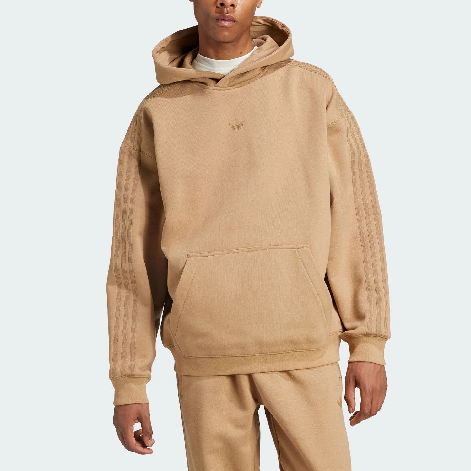 Adidas genuine clover men's casual hooded retro loose sweatshirt IY2290 - ATFH