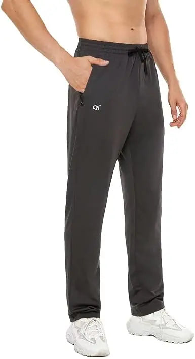 Men Sweatpants Running Sport Pants Drawstring Lightweight Solid Joggers Sport Streetwear Casual Breathable Trousers Tracksuit