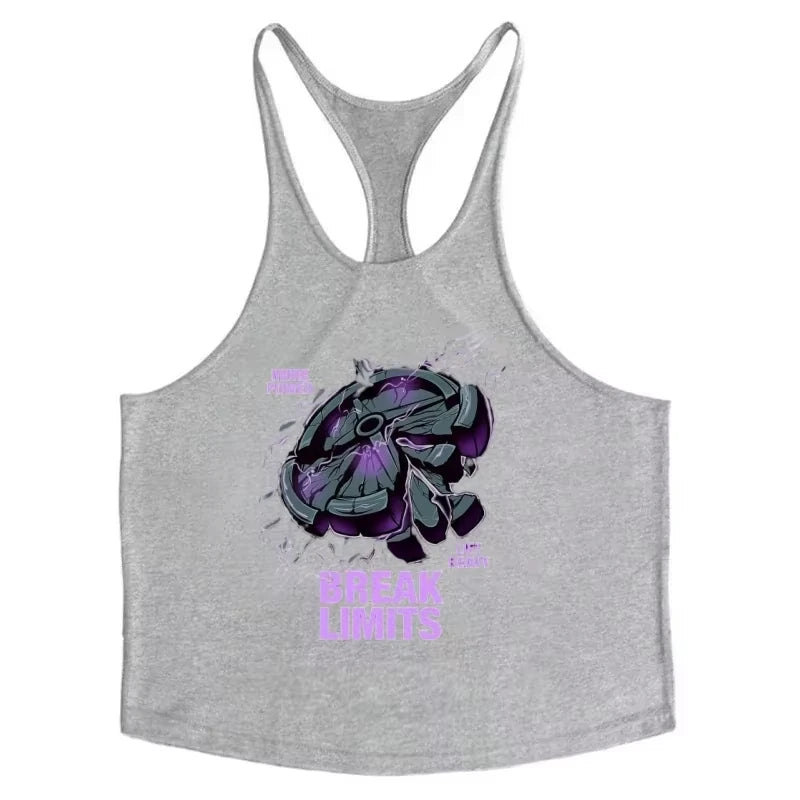 2026Profession Bodybuilding Stringer Tank Tops - Men's Y Back Sportswear Sleeveless Gym Muscle Singlet, Fitness Vest for Workout