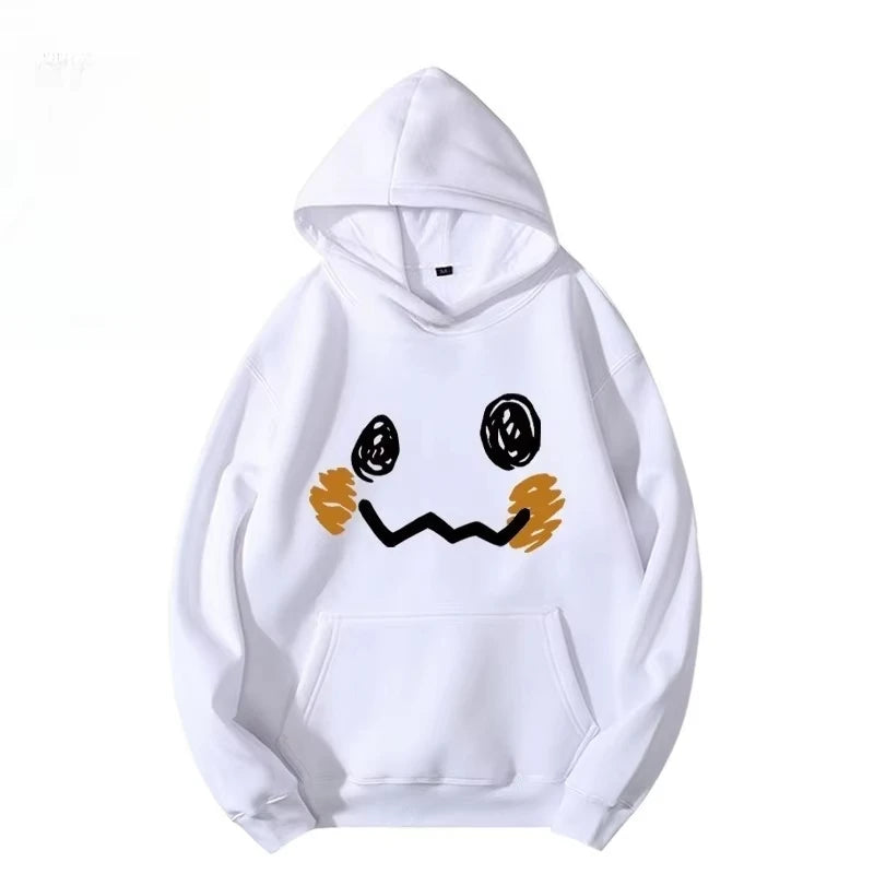 Men's New Pokémon Cute Mimikyu Printed Cotton Hoodie for Men and Women Autumn and Winter Harajuku Trend Loose Casual Sweater Top - ATFH