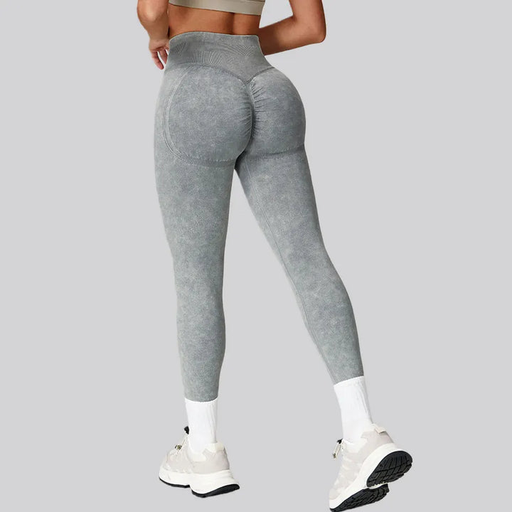 "New Seamless Sports Pants Lifting Buttocks Sports Tight Pants Women's High Waisted Elastic Fitness Workout Running Yoga Legging - ATFH