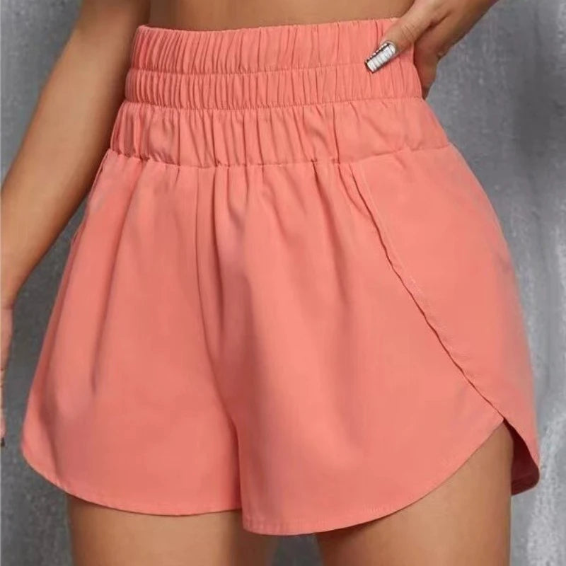 Yoga Shorts Women Fitness Elastic Running Workout Short Leggings For Ladies Gym Sport Shorts Fitness Sportwear Tahsi Fashion House