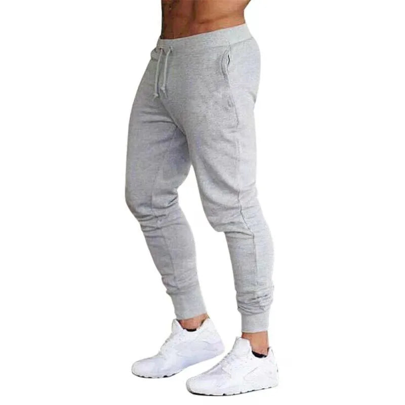 026 Men's casual pants, spring and autumn sports thin sweatpants, men's running and jogging fashionable solid color sports pants