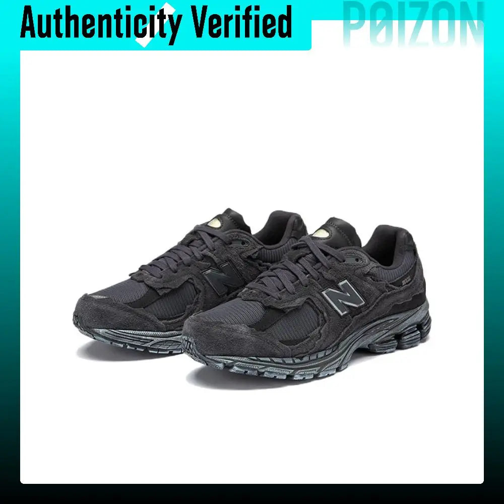 New Balance NB 2002R Fabric Breathable Low top Casual City Commuting Running Shoes Unisex Phantom Black M2002RDB