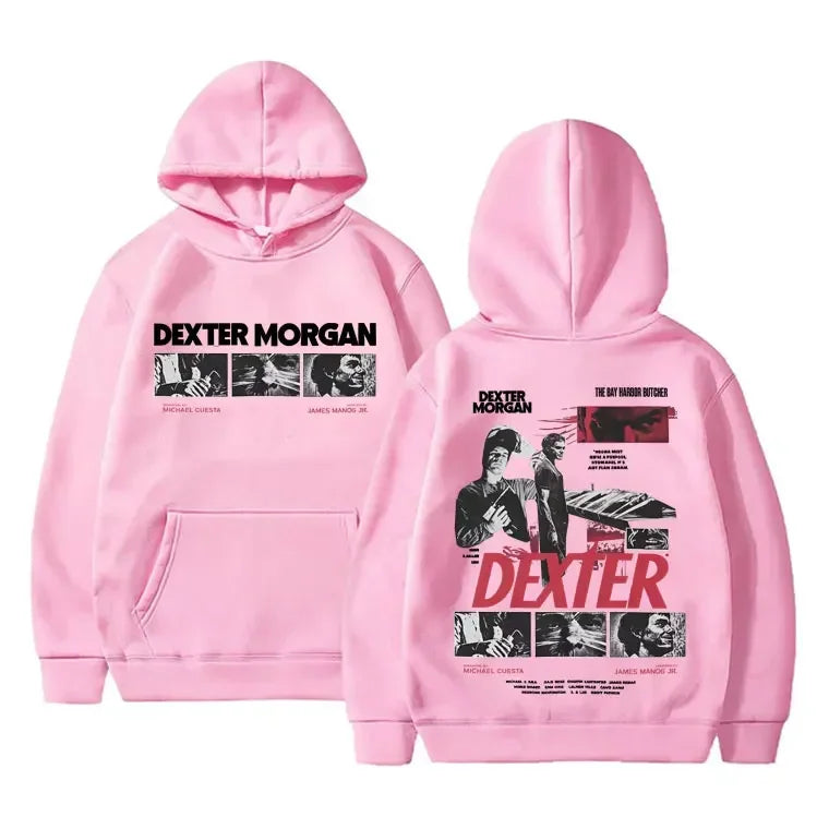 New TV Program Dexter Morgan Bay Harbour Butcher Men's Autumn Winter Casual Fashion Retro Loose Warm Trendy Sportswear - ATFH