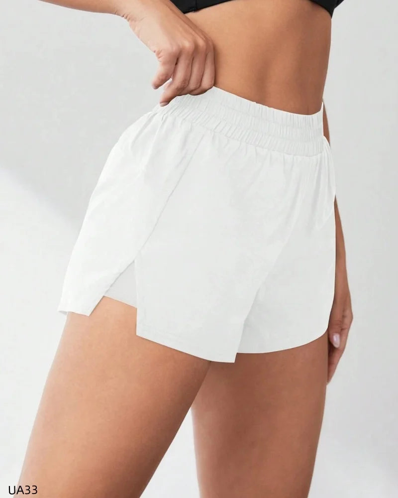 Women's Athletic Shorts - Elastic Waist Built-in Liner, Quick-Dry Breathable, Perfect for Gym Yoga Running Daily Wear Tahsi Fashion House