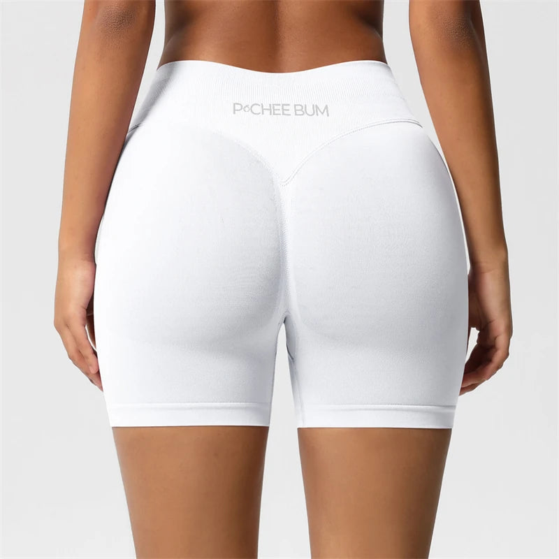 BUM Shaping Yoga Shorts Woman Stretch Breathable Peach Hip Fitness Running Shorts Hip High Stretch Impact Wicks Gym Shorts