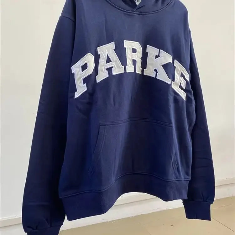 Women Vintage Long Sleeve Letters Embroidery Hoodies Top 2026 Spring New - ATFH