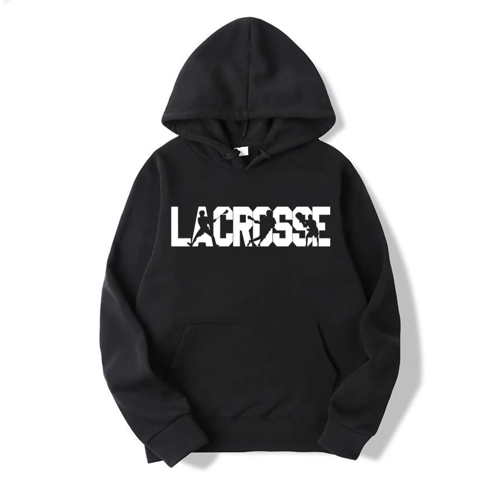 Lacrosse Hoodie Lacrosse Fan Gift Love Sport Print Sweatshirt Hoodie - ATFH