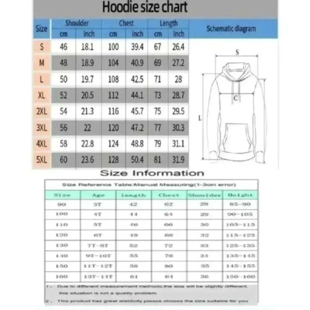 Dragon Ball Peripheral Hoodie 2025 Autumn/Winter New Men's Street Trend Casual Loose American Hip Hop Sweater Parent-child Top - ATFH