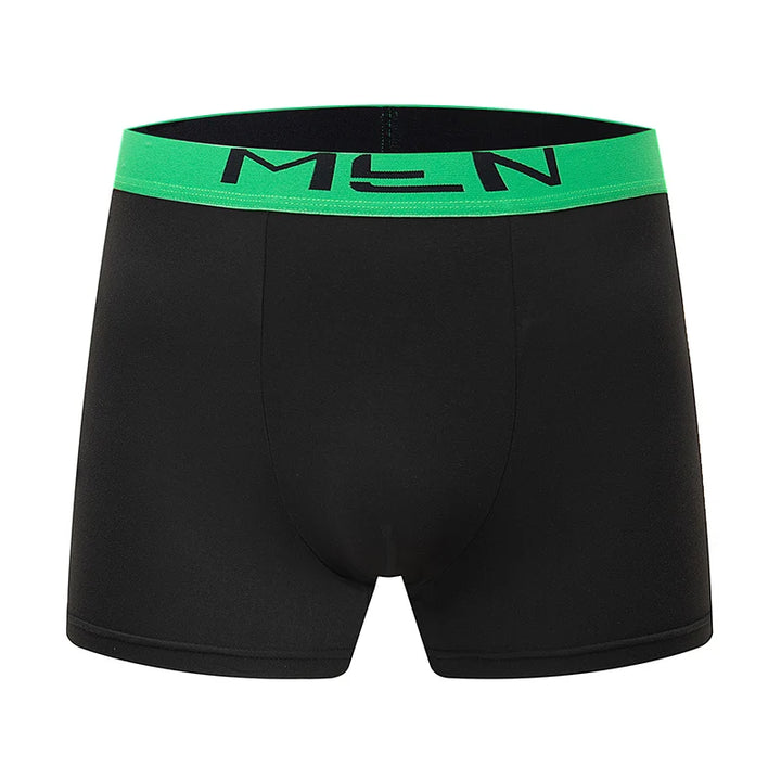 5/10 Piece Set Of Men's Seasonal Fashionable Underwear Flat Corner Pants Comfortable Plus Size Color MEN Elastic Waist Shorts