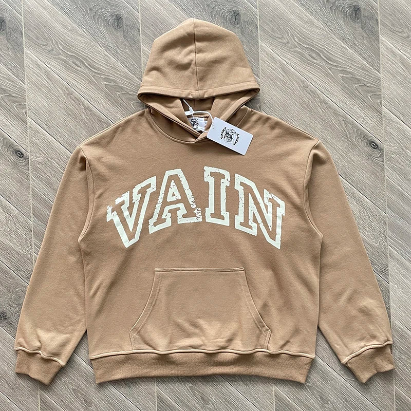 SAINT VANITY alphabet print simple pop casual hoodie - ATFH