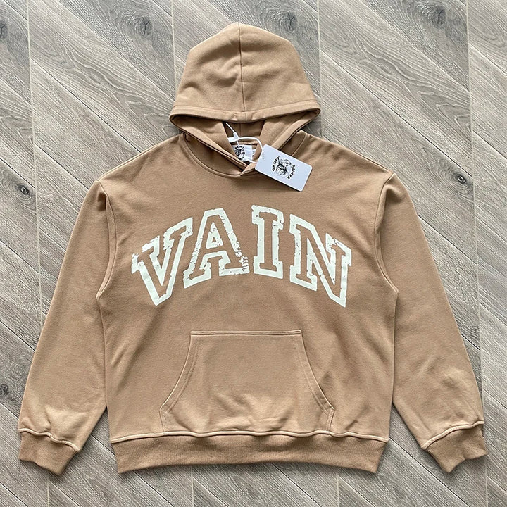 SAINT VANITY alphabet print simple pop casual hoodie - ATFH