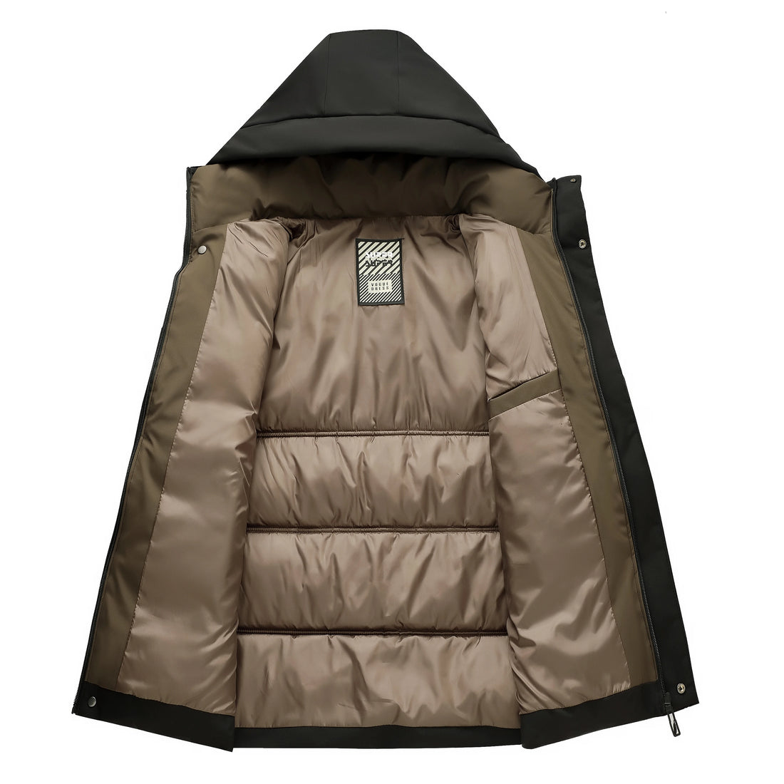 Autumn Winter Men Outdoor Hooded Windbreak Jacket Coats Men Warm Outwear Casual Fashion Solid Parkas Jacket Male Tops