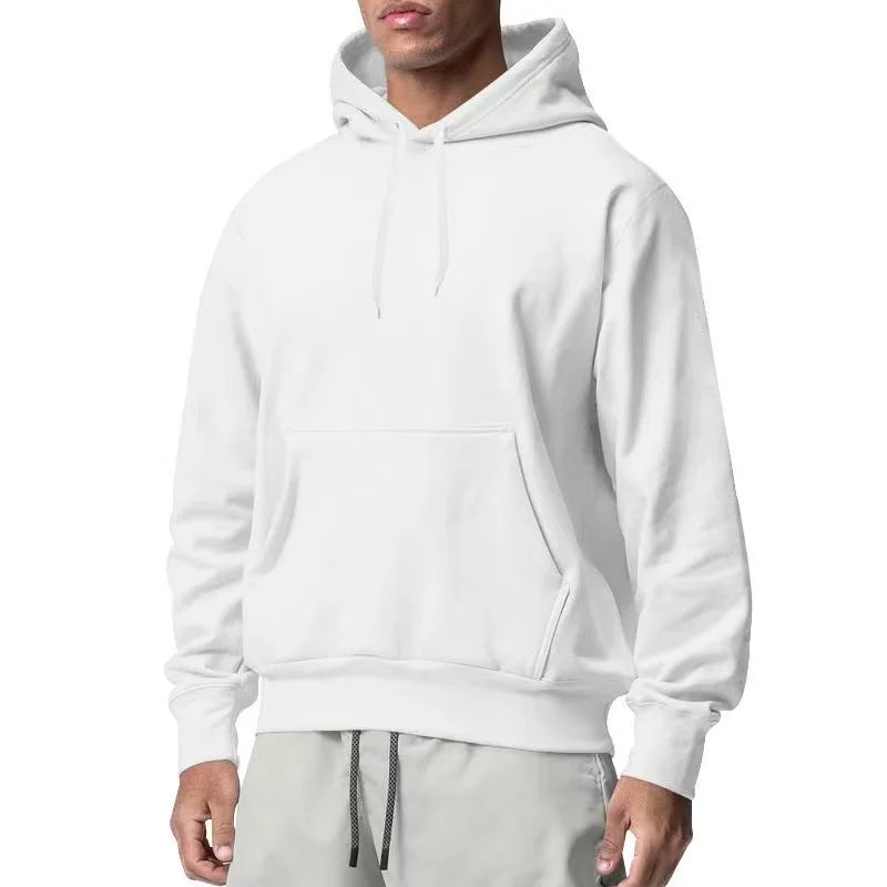 Plain Pullover Fleece Hoodies Unisex Wholesale Hooded Sweatshirt Men Cheap Sublimation Black Hoodie For Men Sudaderas De Hombre - ATFH