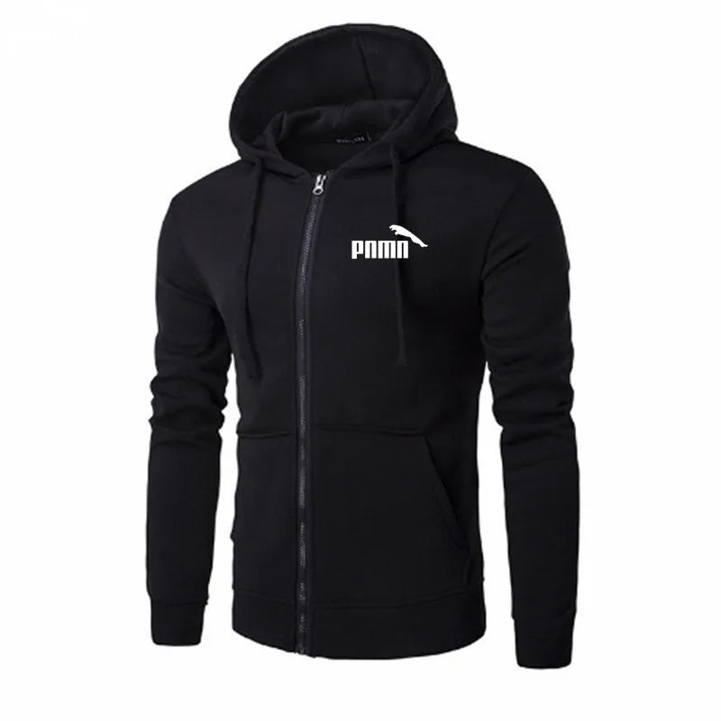 Autumn Men Sweatshirts Long Sleeve Jacket Hoodie Zipper Closure Jacket Male Hoodies Sweatshirt Slim Fit Male Clothing - ATFH