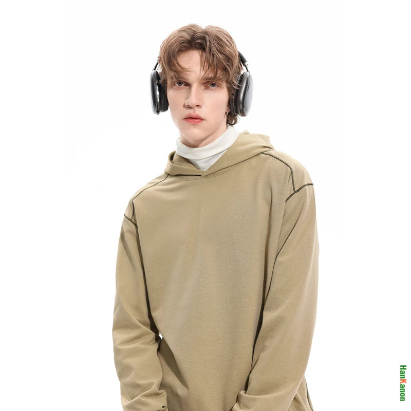 Quick - Dry Tech Hoodie: Stay Fresh All Day Solid Color Loose Casual Lightweight Hooded Sweatshirt Unisex - ATFH