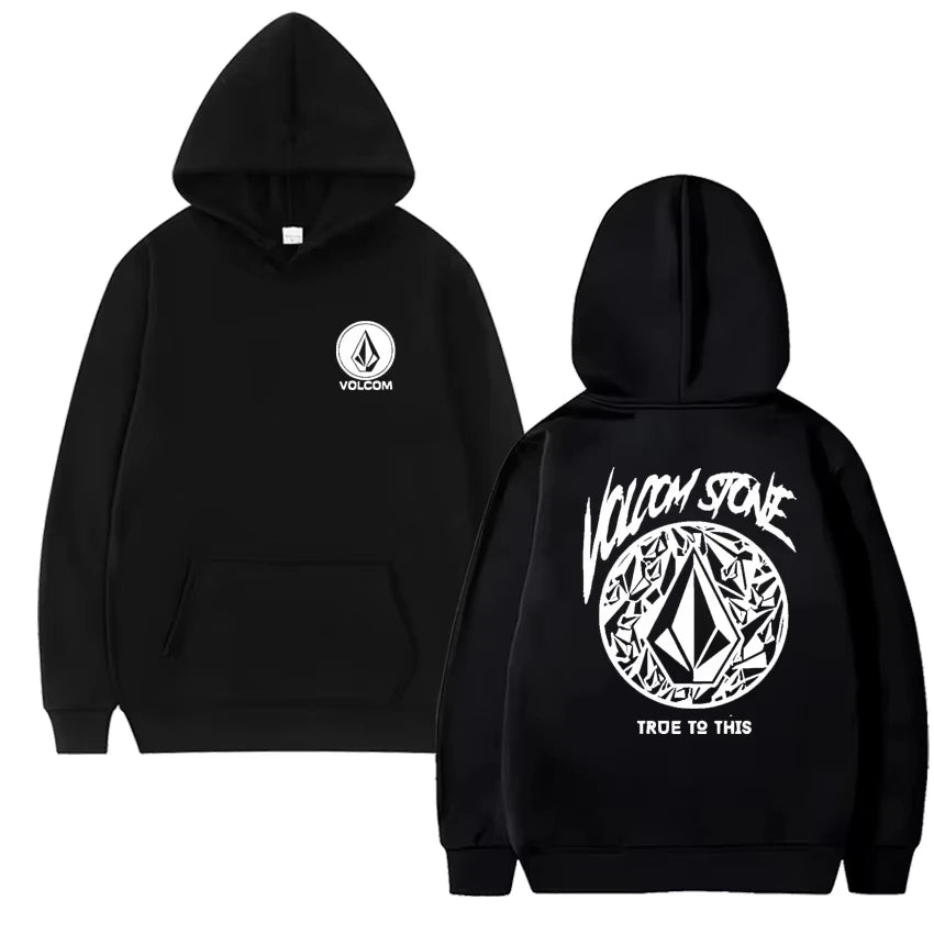 2026 Fashion Hoodie Women and man Hoody Volcom Stone Double-sided Casual Graphic Sports Tops Breathable Streetwear Clothing