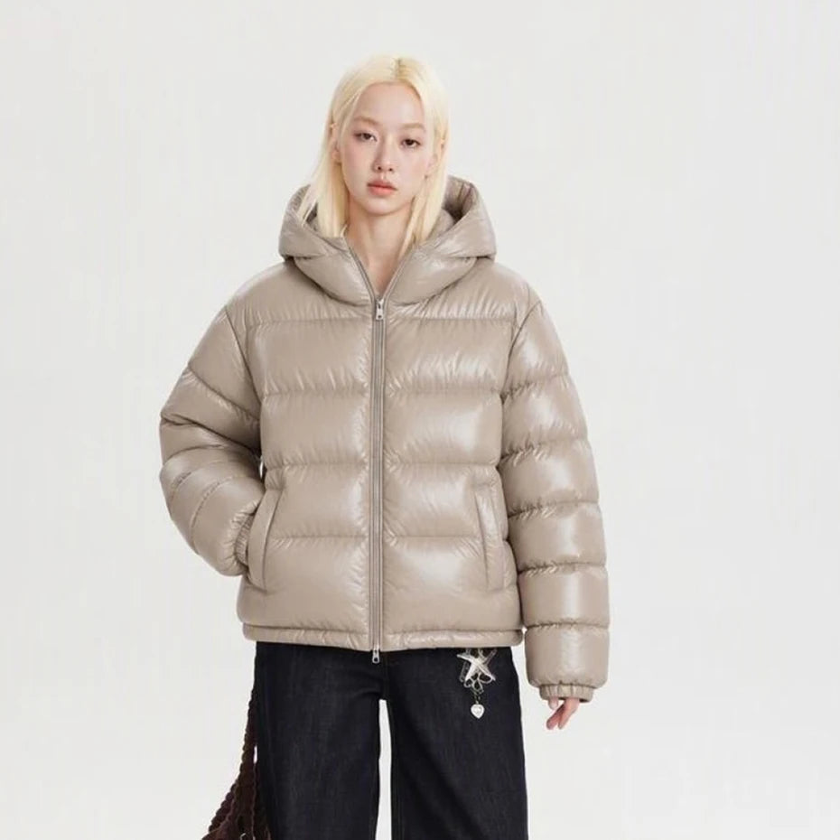 Winter Men Down Jackets 90% White Duck Puffer Jackets Thicken Warm Parkas Coat Unisex Hooded Down Coat Padded Jackets Outwear