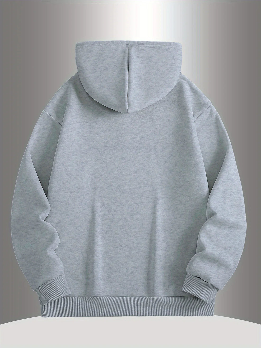 Men Minimal IIIK Letter Logo Hoodie Simple Chest Front Print Casual Hooded Sweatshirt Loose Fleece Hoodie for Men Women