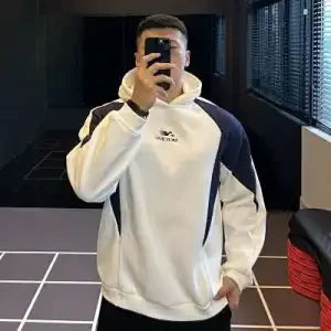 Large Size Men's Heavy Thick Hooded Sports Men's American Retro Training Long-sleeved Autumn and Winter Sweatshirt - ATFH