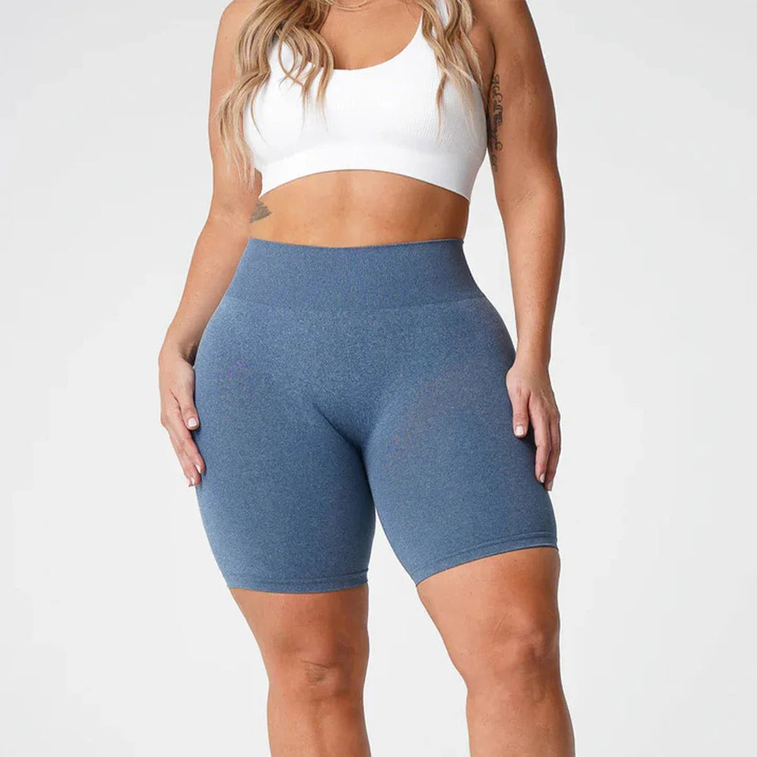 Pro Spandex Shorts Woman Fitness Elastic nv navigation Sports Running Yoga pants  tight pants cycling shark pants Tahsi Fashion House