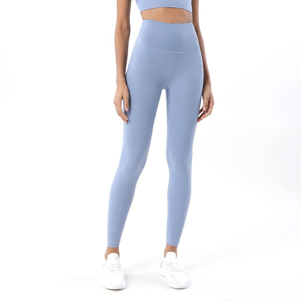Yoga Leggings for Fitness Legging Sport Femme Back Pocket Pants Female Buttery Soft High Waist Leggins Push Up Gym Tights Women ATFH