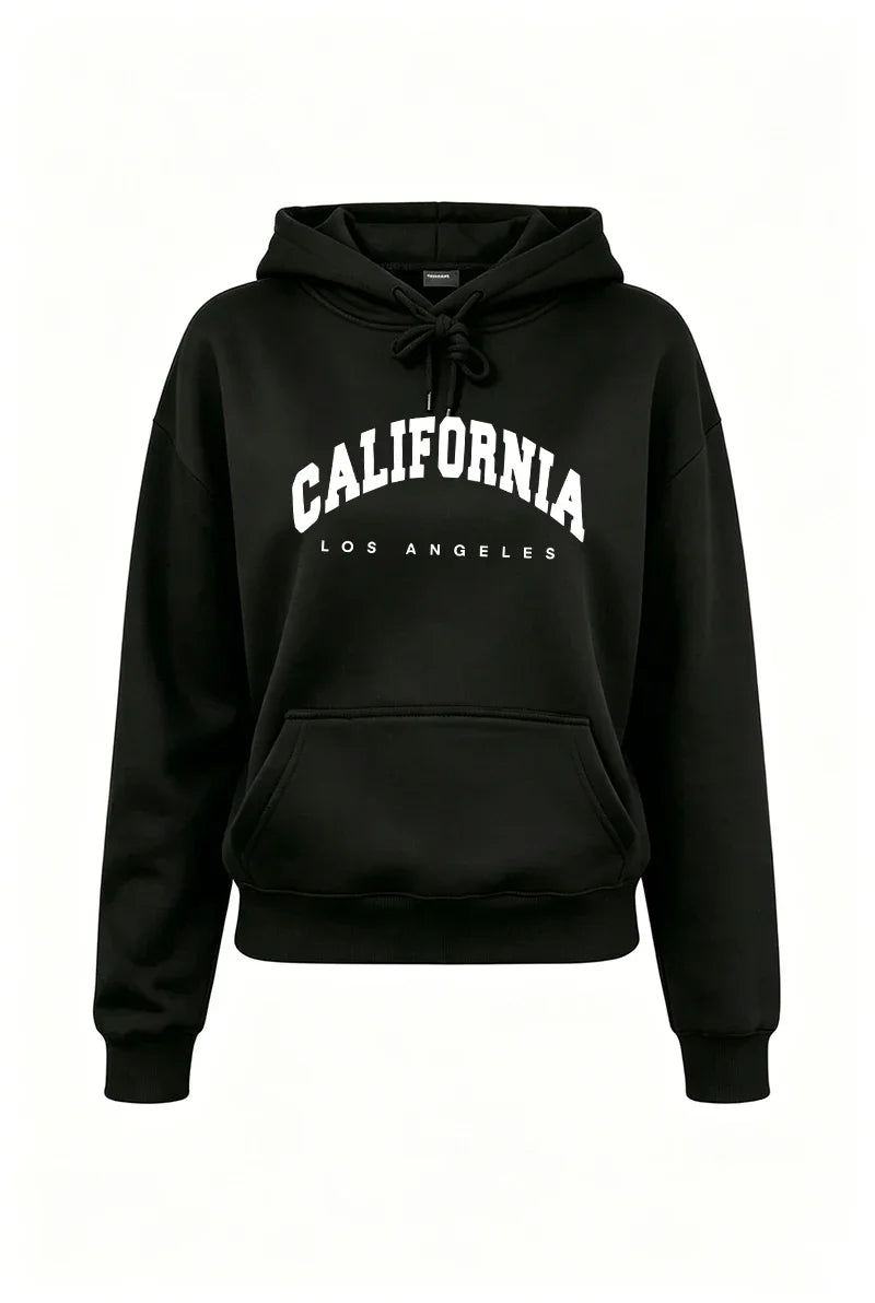 Autumn Winter Women's Outfits Print Casual Hooded Sweatshirts Sweatpant Outdoors Sports Jogging Clothes 2026 Single Hoodie Pants