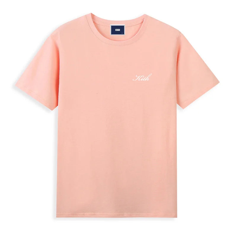 Hot Sales Cotton High-quality Embroidery Logo T-shirt Men/Women Summer Loose Short Sleeve Tops Fashion Round Neck Classic Tees ATFH