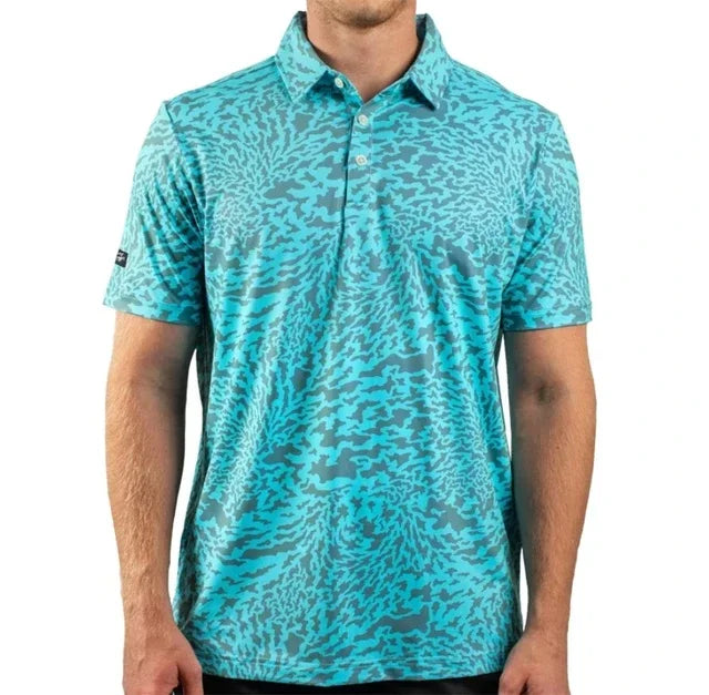 Summer Printed Floral Casual Golf T-shirt Men Outdoor Short Sleeve Quick Dry Breathable Clothing Lapel F4 Racing Polo T-shirt