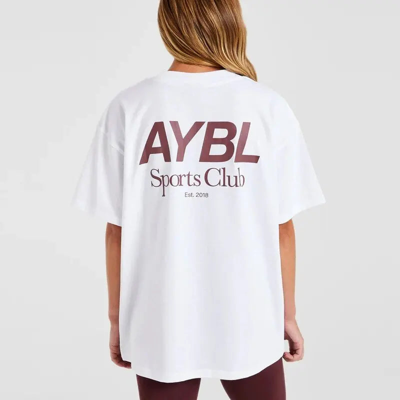 Unisex Loose Fitness T Shirt Quick Dry Breathable Gym Workout Tops For Men Women AY Casual Athletic Short Sleeve Tee Bodybuildin - ATFH