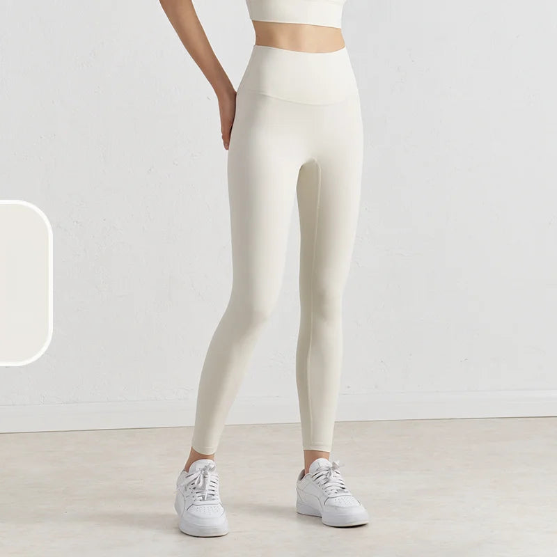 New 35 Colors Naked Feeling Yoga Pants High Waist Seamless Leggings Sport Women Fitness Gym Leggings With Pocket - ATFH