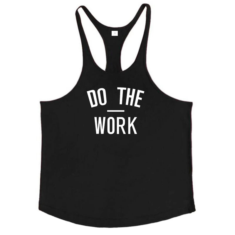 Running Vests Men Cotton Loose Fit Gym Stringer Tank Tops Mens Fitness Sporting Singlets Bodybuilding Sleeveless Shirt Clothing