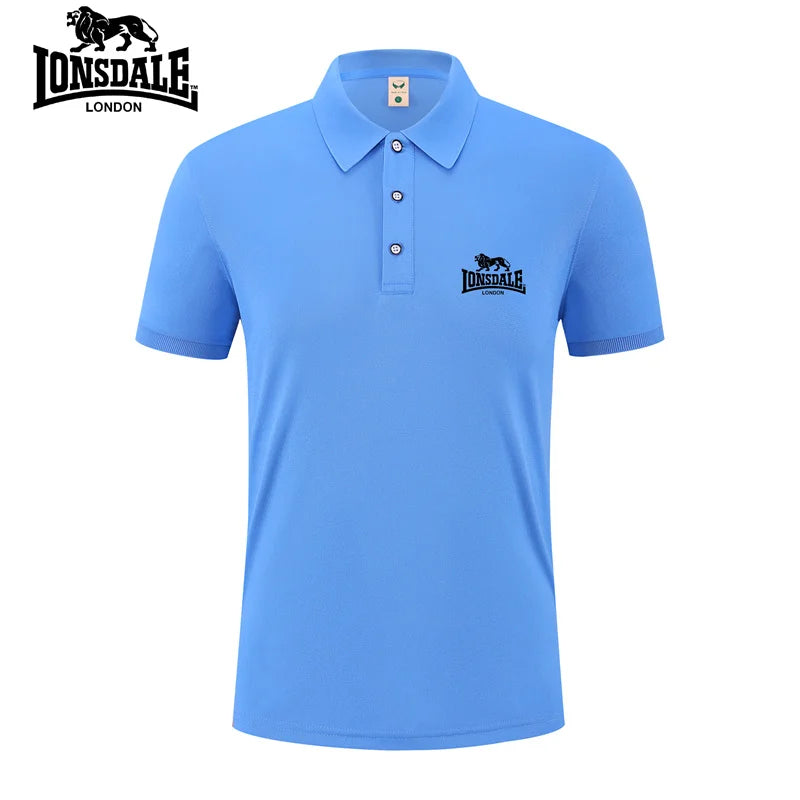 Men's Golf Polo Shirt 2026 New Summer Casual Breathable Short Sleeve Collar Business Shirt Golf Men's Top